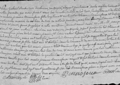 Généalogie Anecdotes Registre Chanac 1786 Note Omission Baptême