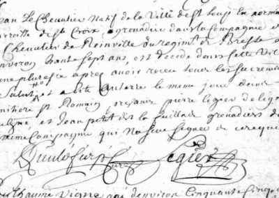 Généalogie Anecdotes Registre Chirac 1721 Acte Sépulture Grenadier Pleurésie