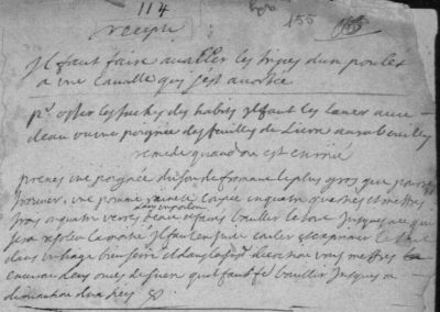Généalogie Anecdotes Registre Trélans 1699 Note Recettes