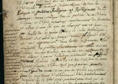 Généalogie Anecdotes Bonne 1796 Révolution Exil