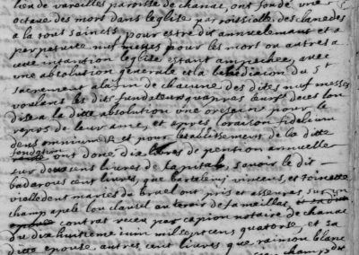 Généalogie Anecdotes Esclanèdes 1714 Religion Octaves