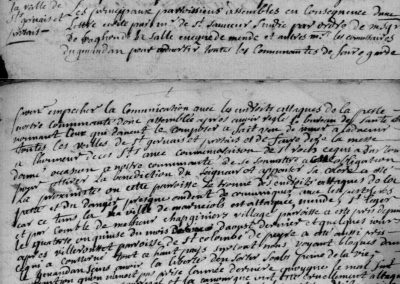Généalogie Anecdotes Javols 1721 Épidémies Peste