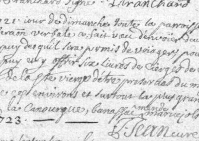 Généalogie Anecdotes Laval-du-Tarn 1721 Religion Usages