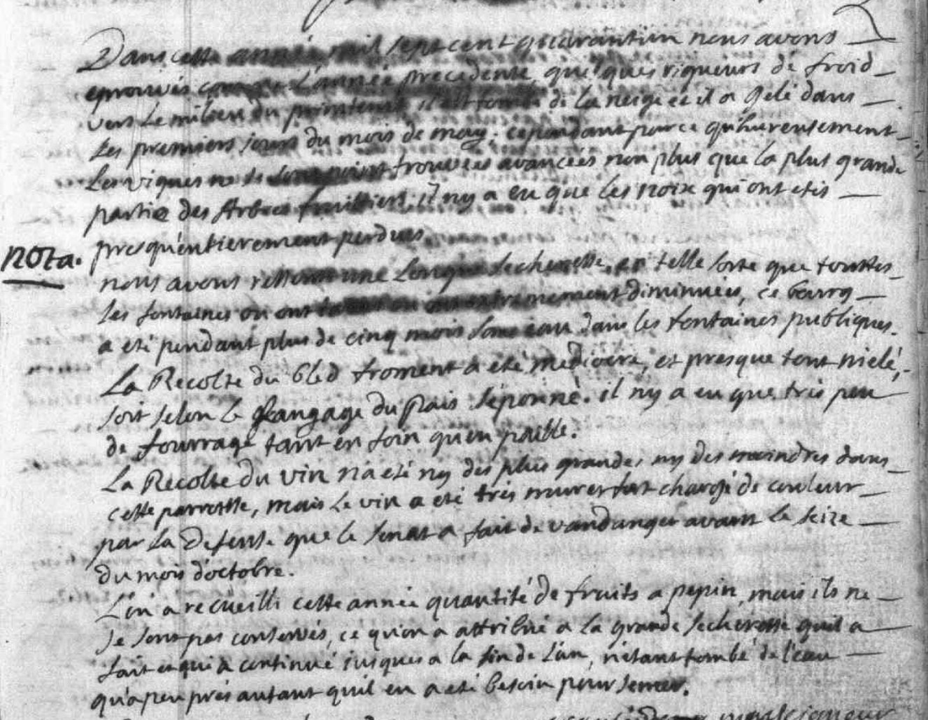 Généalogie Anecdotes Saint-Pierre-d'Albigny 1741 Rétrospective